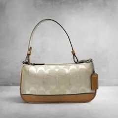 COACH コーチ 6094 シグネチャー アクセサリーポーチ 白 Y2K