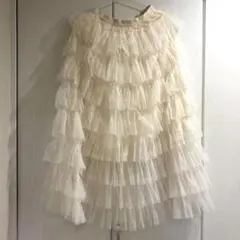 GORGE チュールスカート アイボリーのサムネイル