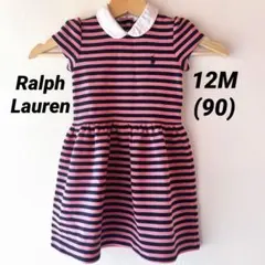 Polo Ralph Lauren ボーダー ワンピース 24M 90 襟付きのサムネイル