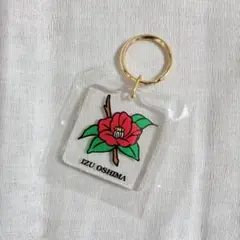 伊豆大島 お土産 キーホルダー レトロ レトロキーホルダー アクリルキーホルダー