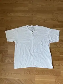 Cal Cru ヘンリーネック Tシャツ ホワイト 2XL