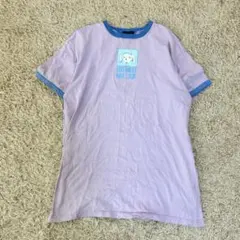 candy stripper キャンディストリッパー　犬柄 リンガーTシャツのサムネイル