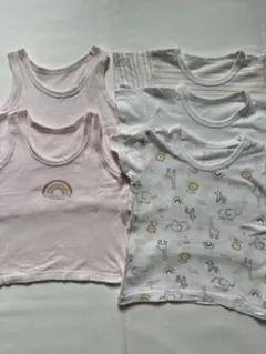 イオン　ベビーメッシュ肌着セット（タンクトップ2枚・シャツ3枚）