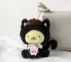 GODIVA ポムポムプリン ぬいぐるみチャーム ブラックキャット
