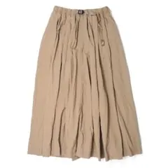 グラミチ BEAMS BOY プールナイロン ロングスカート F レオパード