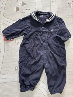 セーラー襟ロンパース　80センチ
