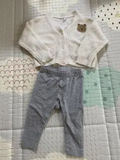 baby GAP くまさんカーディガンとレギンスセット 6-12ヶ月