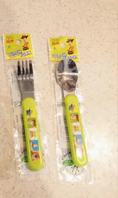 トイ・ストーリー 子ども用フォークとスプーンセット