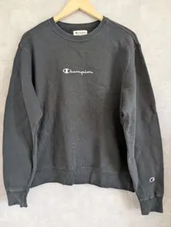 Champion ダークグレー クルーネック トレーナー 【M】