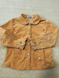 KP ベージュ カントリー風コーデュロイジャケット（120）
