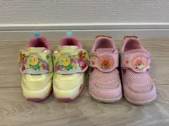 アンパンマンシューズ　14.5㎝・14㎝ピンク　黄色セット