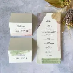 メニュー表Ｍ　ウェディング