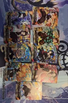 鬼滅の刃 日輪バトルスラッシュ 2弾 SR バトルカード9枚コンプ