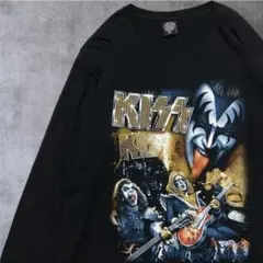KISS バンドT ロンT XL ビッグプリント 両面プリント ロックT 長袖