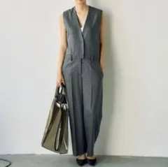 極美品✨大人気完売　リアムプラージュ　ツィードオールインワン
