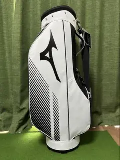 Mizuno キャディバッグ ホワイト×ブラック