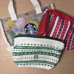スタバ　Starbucks 季節のポーチ 3点セットのサムネイル