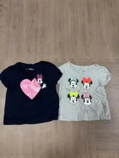 大特価　baby GAP ミニーマウス Tシャツ 2枚セットのサムネイル