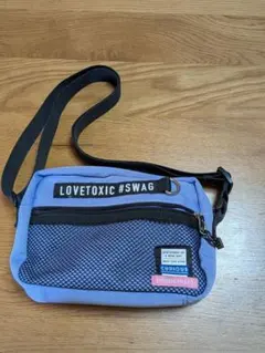 LOVETOXIC ラブトキシック ショルダーバッグ ライトブルー メッシュのサムネイル