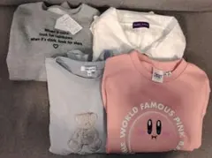 トレーナー4点セット130cmと140センチ