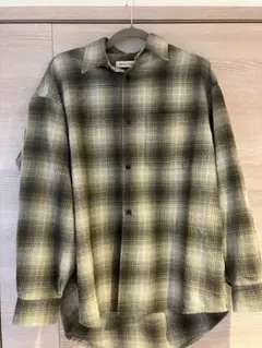 FREAK'S STORE リラックスフィット　オンブレ　チェック　ネルシャツ