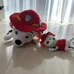 パウパトロール マーシャル ぬいぐるみ 2点セット
