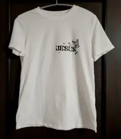 バックプリント ホワイトTシャツ　М