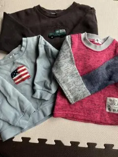 起毛トレーナー　セット