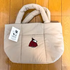 スヌーピー バッグ ベージュ アフタヌーンティー