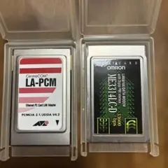 オムロン　モデムカード、アライドテレシス　LANアダプター