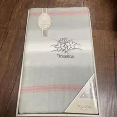 Trousseau 花柄ボアフラットシーツ 140x240cm シングル