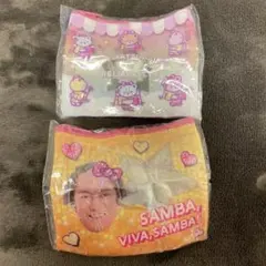 【24時間以内発送】マツケンサンバ　ハローキティ　クリアラメポーチ2個セット