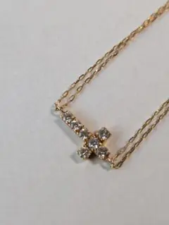 LOVE &hate K10 ゴールド クロスモチーフ ネックレス - メルカリ