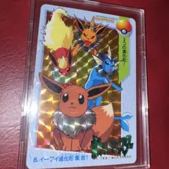 ポケモン カードダス イーブイ プリズム No.133 初期 キラ 当時物 メ*ロ様 【希少・当時物】ポケモン カードダス イーブイ 133 プリズム