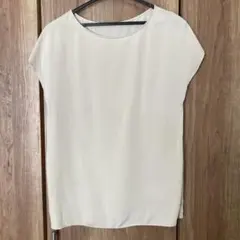 シルク100%カットソー★ベージュ　セオリー絹とろみ