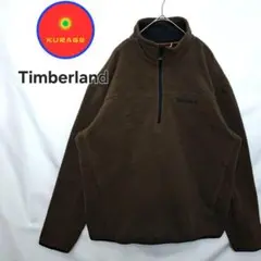 【美品】Timberland　肉厚フリース　ハーフジップ　ティンバーランド