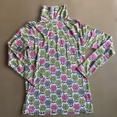 HEATTECH 花柄 長袖 Tシャツ L