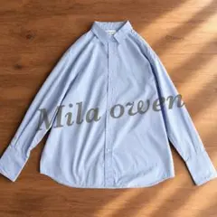 Mila owen M刺繍２サイズベーシックシャツ