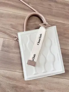 Chan2ab 波形デザイン ショルダーバッグ