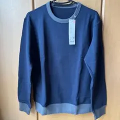 ユニクロ　メンズM　　ウルトラストレッチスウェットの長袖の上衣のみ　ネイビー