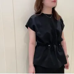 【美品】BLENHEIM ブレンヘイム　ウエストドローコードカットソーのサムネイル