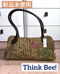 【お値下げ】新品未使用⭐︎希少　Think Bee! 花柄刺繍 ハンドバッグ