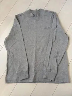 adidas グレー 長袖Tシャツ Lサイズ