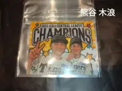 阪神タイガース 優勝記念ステッカー（熊谷木浪）①