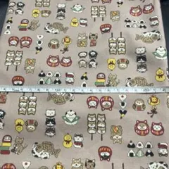 KOKKA ちびぷりジャパンオールスターズ オックス生地