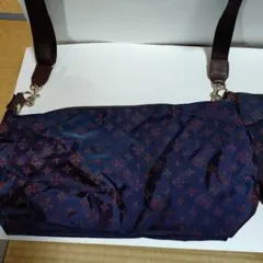 ラシット2ウェイ、ネイビーショルダー トートバッグ