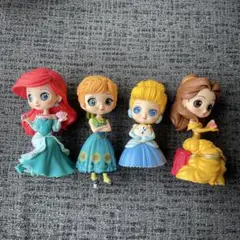 キューポスケット　ディズニープリンセス　4体セット♡