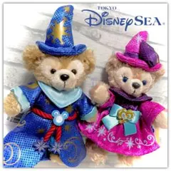 未使用タグ付 ビーマジカル ダッフィー シェリーメイ ぬいぐるみバッジ ぬいば