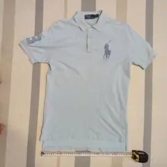 Polo by Ralph Lauren ビックポロシャツ ライトブルー Sのサムネイル
