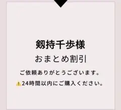 剱持千歩様 リクエスト 3点 まとめ商品